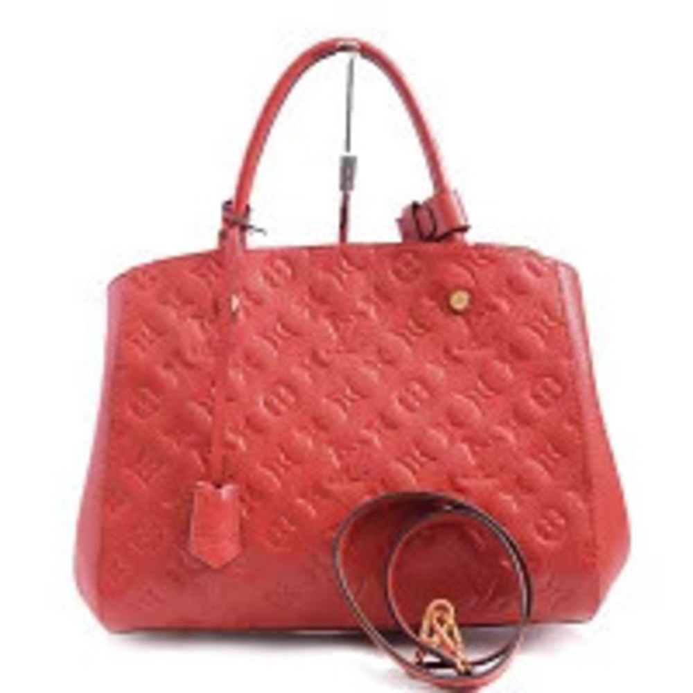 Louis Vuitton Empreinte Bag Montaigne Red - Picture 2 of 10